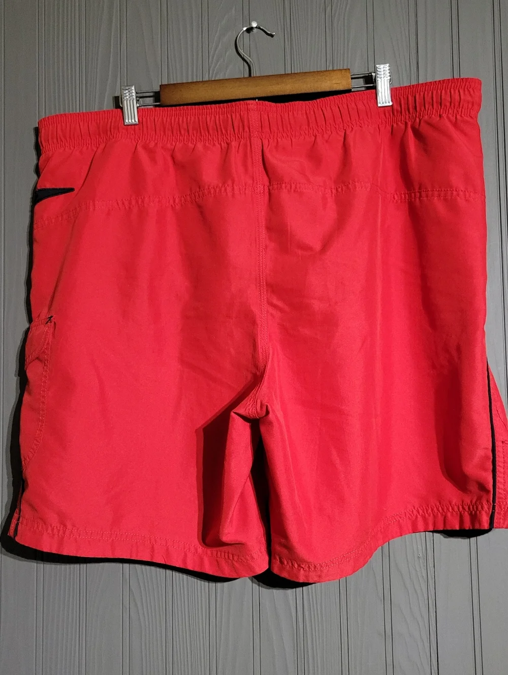 Speedo Marina Sport Volley Swimming Trunks Shorts Mesh Lined Red Men's Large - Picture 2 of 7